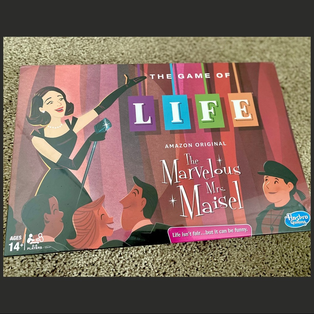 The Game of Life: The Marvelous Mrs. Maisel Edition Board Game ✨BRAND NEW✨